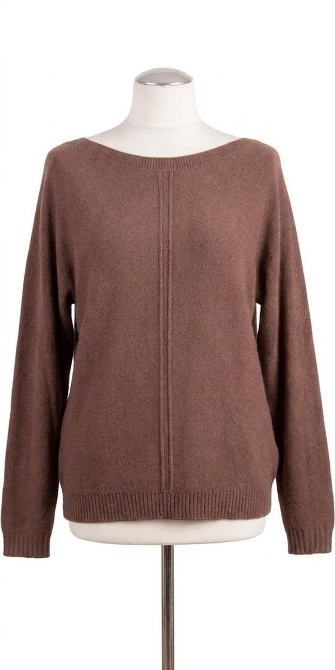 NEW GIGI MODA concetta knit sweater in chocolate